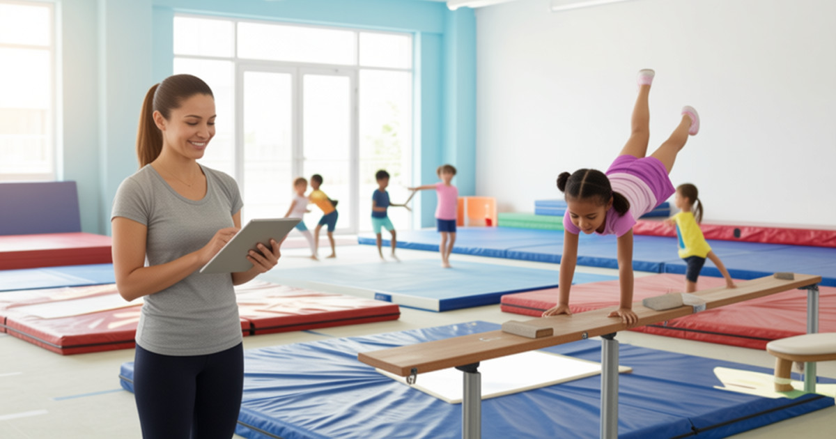 Gym Floor Attendance Without the Double Entry: What Gymnastics Centers Use Instead of Paper Roll Sheets